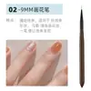 Pinceles para Manicura Transfronterizos, un Juego Completo de 12 Soportes de Madera para Bolígrafos, Bolígrafos de Línea Fina Pintados, Bolígrafos de Cristal para Fototerapia, Pinceles para Difuminar, Venta al por Mayor