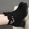 Botines de gamuza modernos de suela blanda, nueva colección otoño/invierno 2026: botas de cuero cómodas, antideslizantes, duraderas, forradas de felpa para abrigar y ligeras
