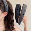 Diadema de temperamento con puntos de onda y amor para el cabello de mujer, nuevo pasador para el cabello, diadema de presión para la parte superior craneal alta, para lavar la cara, antideslizante, para recoger el cabello, tocado