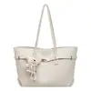 2026 Nueva Bolso Tote Versátil de Color Sólido de Gran Capacidad, Elegante Bolso de Hombro para el Trabajo de Mujer, Bolso de Mano para Dama