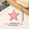 Parche Bordado de Estrella de Cinco Puntas con Purpurina de Nuevo Estilo, Accesorios de Ropa y Equipaje de Venta Caliente Transfronteriza, Parche Decorativo Termoadhesivo