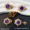 Pulsera Brazalete Collar Joyería de Copo de Nieve con Cierre de Cuentas DIY Corte Rosa Milenio Zirconia