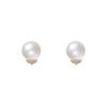 Pendientes de plata 925 con diamantes y perlas de circonita para mujer, diseño vintage de lujo francés, elegantes y ligeros, 2024