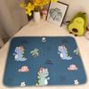Almohadilla de pañal de algodón puro más terciopelo para niños, impermeable, lavable, compresa menstrual, almohadilla para la menstruación, colchón fisiológico para el período, impermeable, para niños, de doble cara
