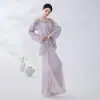 Nuevo top de danza clásica estilo chino para mujer, etéreo de manga larga, holgado y relajado, con una estética tradicional china, cárdigan artístico