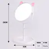 Espejo de Maquillaje Rotatorio Creativo de Alta Definición Rosa y Femenino para Dormitorio de Estudiante Espejo de Tocador de Princesa