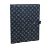 Bolsa de Armazenamento de Documentos Familiares de Couro com Botão de Pressão Livro de Armazenamento de Folhas Soltas A4 Livro de Arquivo de Recibos Documentais Armazenamento de Livro de Registro Doméstico
