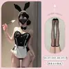 Lingerie Sexy, Estilo Fofo de Empregada, Com Aro e Efeito Push-Up, Uniforme Quente, Pijama Sedutor, Vestido Atacado Qqny para Noite de Namoro