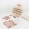 Chapéu Feminino de Tricô para Outono e Inverno, Moderno e Sofisticado, À Prova de Vento, Forrado com Lã, Chapéu Quente, Gorro com Aba Duckbill Protetor de Orelhas, Atacado