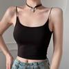 Lingerie Bonita com Costas em U para Mulheres Camisola de Verão com Bojo Tudo-em-Um Alça Fina Branca Camisola de Alta Qualidade