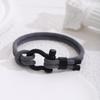 Pulsera de Cuerda Milanesa Ajustable con Hebilla de Herradura Europea y Americana de Acero Inoxidable Nueva para Hombre Joyería con Grabado Venta al por Mayor
