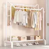 Perchero de pie para dormitorio, uso doméstico, perchero simple, tendedero para balcón interior, móvil
