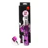 Vibrador de bola giratoria de cuentas de colores, telescópico, vibratorio, calefactor, para lamer la lengua, expansible, con rodillo oscilante, masturbador femenino, stick AV, venta al por mayor