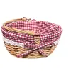 Cesta de Almacenamiento Nueva de Sauce, Cesta Portátil, Cesta de Regalo, Cesta de Flores, Cesta de Regalo, Cesta de Frutas para Picnic, Cesta de Almacenamiento al por Mayor