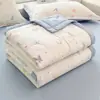 Colcha de Verano de Algodón de Xinjiang Jie Liya con Bordes Ensanchados, Algodón Lavado, Estampado de Dibujos Animados, Colcha de Aire Acondicionado, Disponible para Compra y Venta al por Mayor