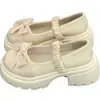 Sapatos de Couro para Meninas 2026 Outono Novo Estilo Sapatos Mary Jane Estilosos para Crianças de Meia-idade e Grandes Moda Infantil Feminina Sola Macia Sapatos de Princesa
