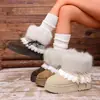 Outono 2026 Novo Tamanho Grande Botas Casuais Confortáveis para Mulheres Estilo Europeu e Americano Fashion Botas para Exterior Tamanho Único