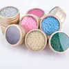 Cuentas de Vidrio Sólido No Poroso de 2 mm para Manualidades Hechas a Mano Decoración de Cuentas para Uñas Relleno de Slime Cuentas de Porcelana Coloridas