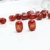 Venta al por mayor de fábrica cuentas de cubo de ágata roja cuentas de cubo de ágata roja natural cuentas de nube trasera Wenwan