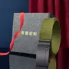 [Modelo Más Vendido] Cinturón Táctico de Hebilla Automática de Nylon Cinturón de Nylon Duradero Cinturón de Lona para Negocios Joven y de Edad Media