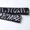 Cinturón elástico de felpa ancho 4c cinturón elástico de cintura accesorios de costura engrosado alta elasticidad jacquard de visón muestra de soporte personalización