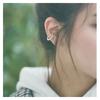 Pendientes de Clip Irregulares en Forma de U Estilo Ins Minimalista Japonés y Coreano de Dongdaemun Pendientes de Diseño Simple Geométricos Exquisitos
