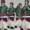 Ropa de moda hip-hop para niños ropa de práctica hiphop para niños verano niños hip-hop americano manga corta ropa para actuación del 1 de junio