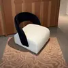 Taburete Individual de Ocio Moderno de Lujo Ligero para Sala de Estar Pequeña, Uso en Casa, Taburete Irregular con Respaldo para Balcón, Taburete Bajo para Cambiar Zapatos