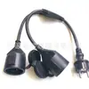 Suministro de cable de un solo cabezal 12V ~ 24V20A enchufe de encendedor de cigarrillos de alta potencia con cable de terminal de bala de plomo
