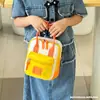 Bolso cruzado para niños, Mochila personalizada y versátil de color contrastante, Bolso de hombro pequeño simple para ocio al aire libre, Bolsa para snacks estilo jardín de infantes