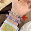 Pulseira Original Nova de Água-Marinha Estilo Chinês, Nicho Fresco Estilo Nacional, Versátil Cristal de Temperamento Gélido Pulseira Simples para Empilhar