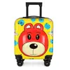 Nueva maleta infantil de 18 pulgadas con diseño 3D de dibujos animados y ruedas universales, maleta de mano para viajes de negocios, maleta con ruedas de viaje, caja de regalo promocional