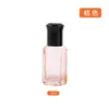 Botella de Vidrio con Rodillo Dispensador de Aceite Esencial 3ml Octagonal de Color Rollerball de Masaje Botella de Aceite Esencial Botella Portátil para Muestras de Perfume