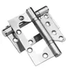 Bisagra de 4 Pulgadas Acero Inoxidable 304 con Rodamiento Hoja Suelta Puerta de Madera Maciza Silenciosa Engrosada Plegable Bisagra de Cien Hojas