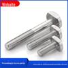 Parafuso M5M6M8M10M12M16M20 aço inoxidável 304T Parafuso de encaixe T Parafuso para placa T