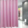 Cortina de ducha transfronteriza cortina de ducha de hotel cortina de ducha rosa de hotel cortina de ducha de poliéster de color liso cortina colgante para partition de gimnasio se puede personalizar
