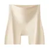 Pantalones cortos de seguridad ropa interior dos en uno estilo fino para mujer anti-exposición seda de hielo sin costuras 2026 cruz nuevo estilo pantalones cortos de seguridad ropa interior mujer