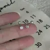 Brincos de tarracha redondos de zircônia em prata pura s999, estilo coreano de luxo leve, diamantes brilhantes, requintados, modernos, versáteis, brincos de design de nicho