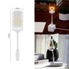 Nova luminária de mesa de fio de tungstênio lâmpada de economia de energia luz USB portátil para dormitório cabeceira proteção para os olhos luminária de mesa inteligente de fio de tungstênio de economia de energia