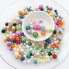 Perlas de Imitación de Alto Brillo Perforadas de ABS Tamaño Mixto Cuentas Sueltas Accesorios para Joyería DIY Color Mixto Color Mixto Fabricante Mayorista