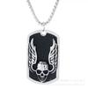 Popular Transfronterizo Versátil Marca Militar Cadena de Suéter Colgante Hip-Hop de Acero de Titanio Accesorios de Moda Nicho Collar de Hombre Joyería