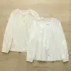 Camisa de Manga Larga Versátil de Algodón Puro, Suelta, Casual, Artística y Fresca, para Primavera y Otoño 2026, Camisa Base Bordada, Chaqueta