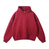 Nueva Sudadera con Capucha en Stock, Chaqueta Sudadera para Hombres y Mujeres, Estilo Trendy Holgado de Otoño e Invierno con Mangas Caídas, Color Sólido con Forro Polar