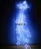 Cree una iluminación LED estéreo para farolas, farolas con patrón de copos de nieve, luces colgantes LED de modelado, luces decorativas navideñas LED.