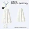 Conjunto de Duas Peças Saia Midi com Laço e Renda para Meninas 2026 para Crianças Maiores, Novo Estilo com Laço, Roupa de Verão Estilosa e Doce