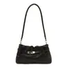 Bolso de Hombro Plegado Estilo Nuevo 2026 para Mujer, Diseño de Nicho Francés, Bolso Baguette de Cuero Suave Versátil de Alta Gama