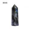 Columna de cristal de labradorita de alto brillo natural piedra en bruto de cristal prisma hexagonal columna de energía de escritorio para el hogar fabricante mayorista