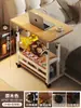 Mesa de noche Móvil Elevable Escritorio para Computadora Escritorio de Oficina Simple Escritorio para Estudiante Habitación Hogar Cama Mesa de Estudio