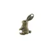 Acessórios para joias diy 30*16mm coelho liga de zinco acessórios de animal pequeno pingente de coelho branco