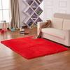 Simple Color Sólido Seda Cabello PVC Forro Polar Tie-Dye Cabello Largo Mesa de Centro Sala de Estar Dormitorio Balcón Hogar Alfombra Tapete Alfombra Pequeña